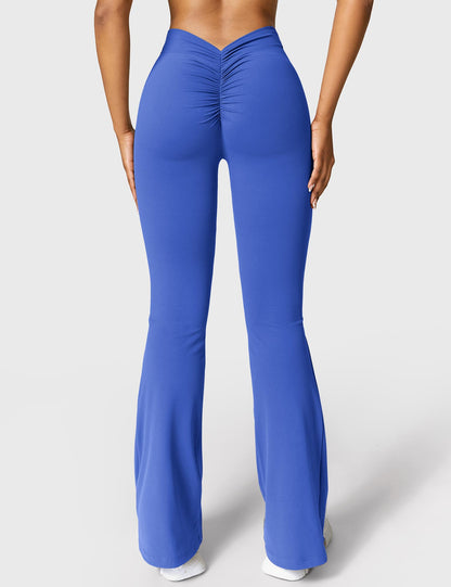 Norvielle Damen Leggings V-Ausschnitt