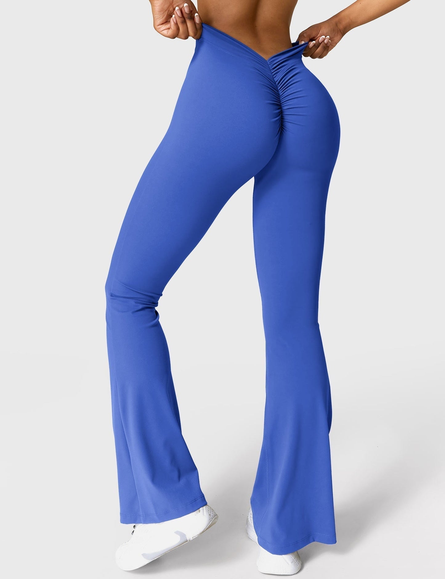 Norvielle Damen Leggings V-Ausschnitt