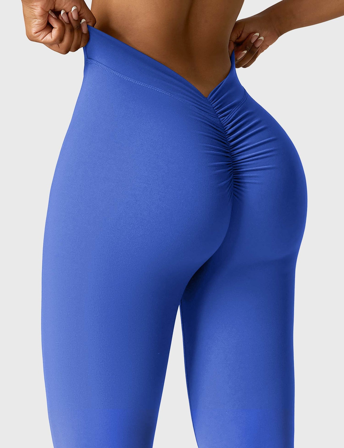 Norvielle Damen Leggings V-Ausschnitt