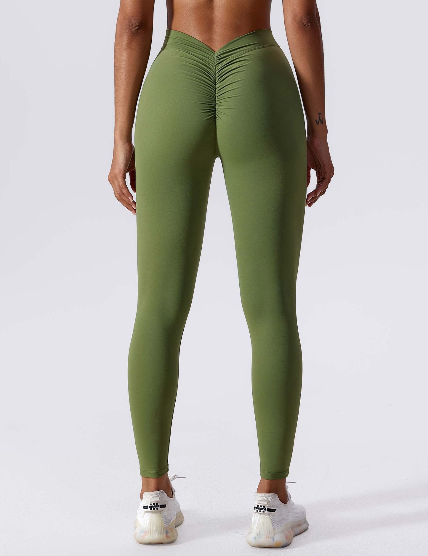 Selina Damen High-Waist Scrunch Leggings Nahtlos