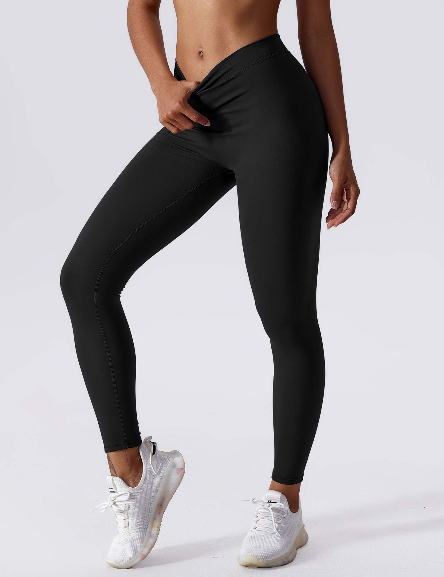 Selina Damen High-Waist Scrunch Leggings Nahtlos