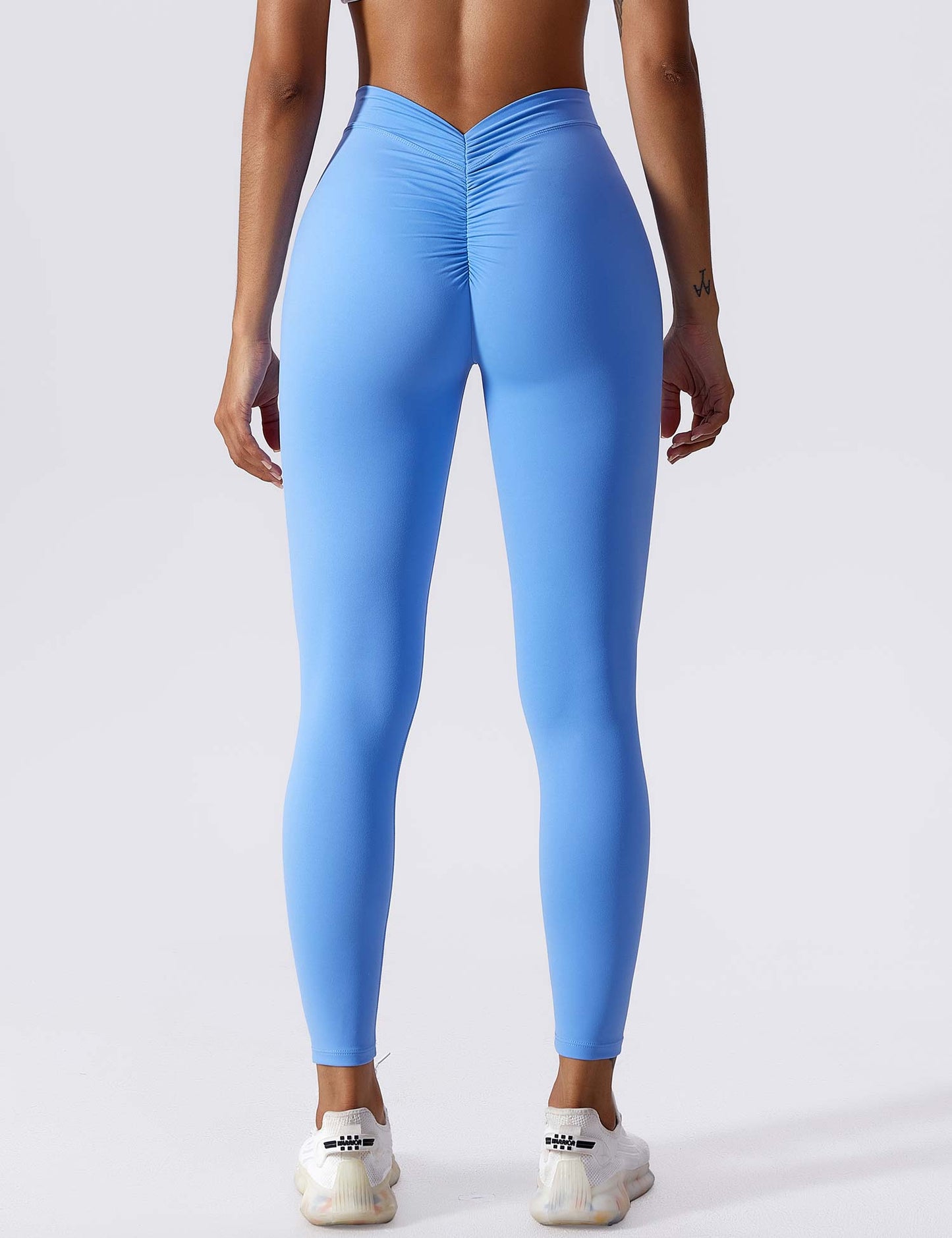 Selina Damen High-Waist Scrunch Leggings Nahtlos