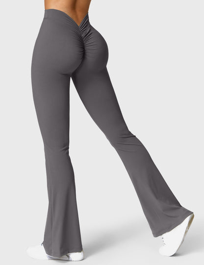 Norvielle Damen Leggings V-Ausschnitt