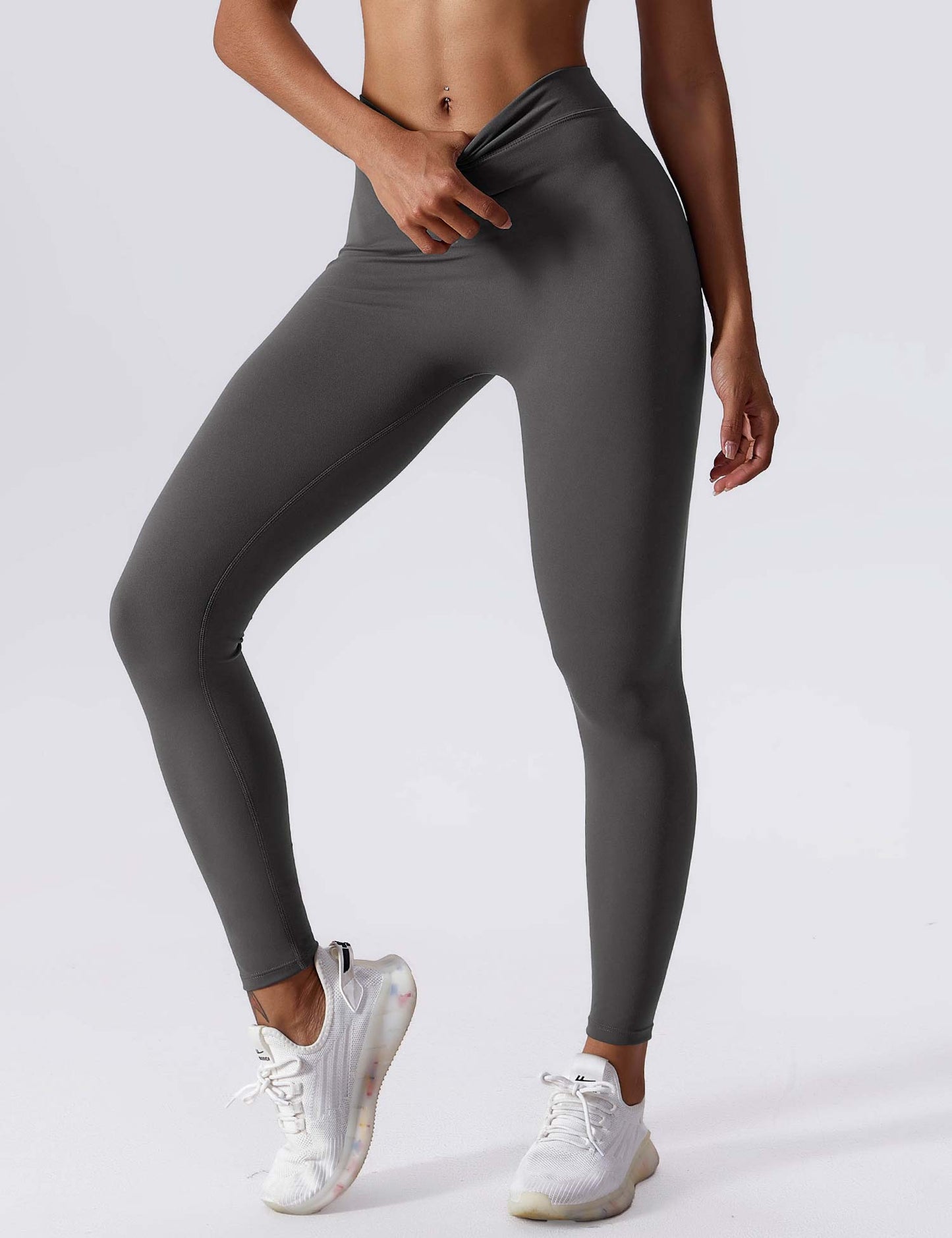 Selina Damen High-Waist Scrunch Leggings Nahtlos