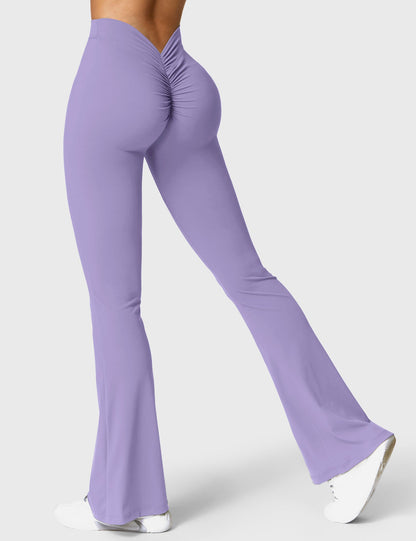 Norvielle Damen Leggings V-Ausschnitt