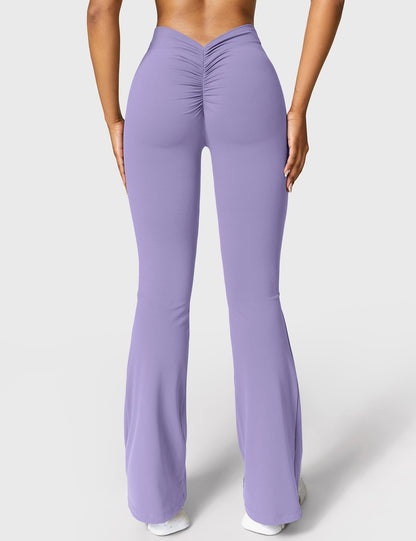 Norvielle Damen Leggings V-Ausschnitt