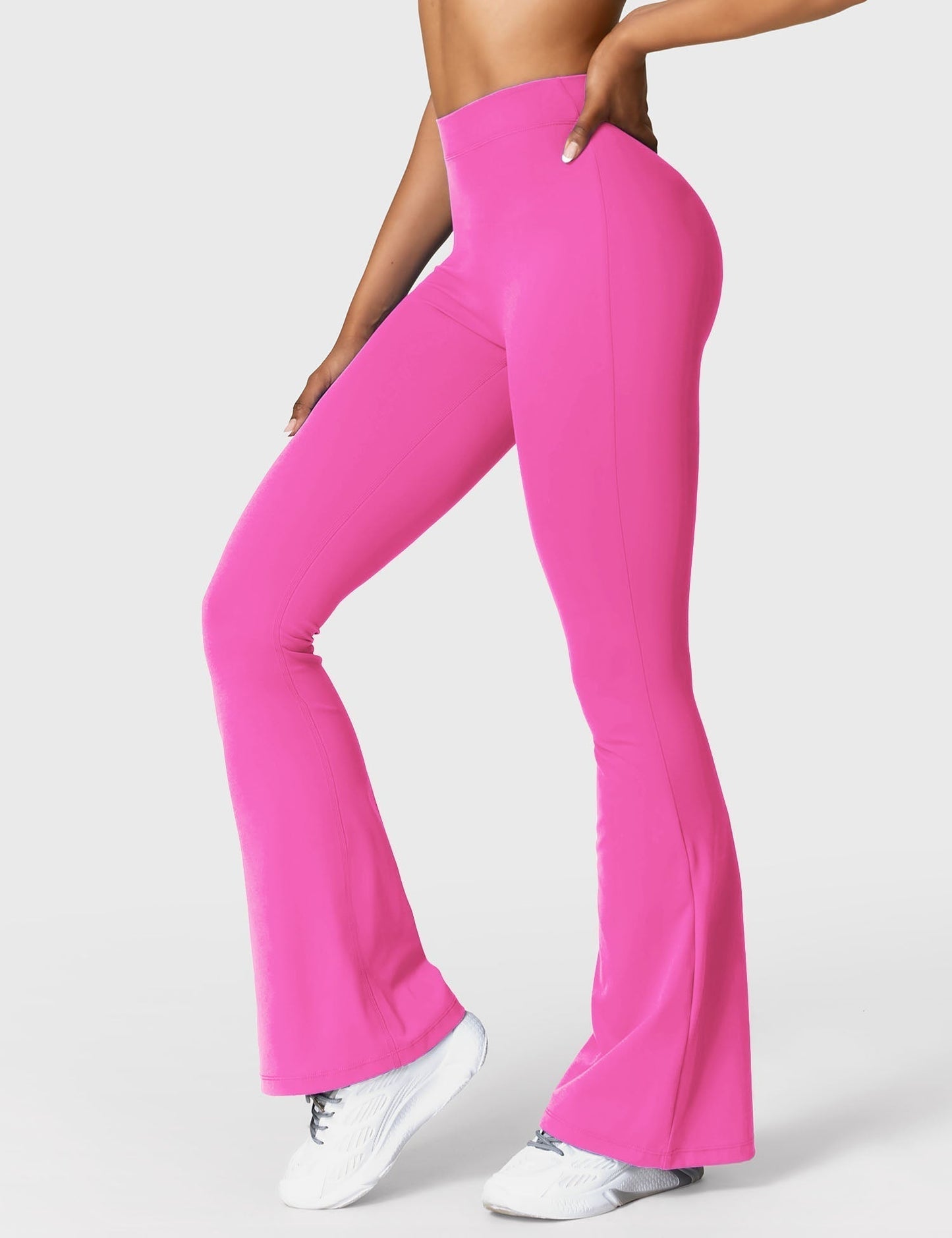 Norvielle Damen Leggings V-Ausschnitt