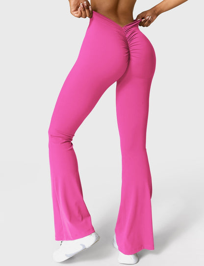 Norvielle Damen Leggings V-Ausschnitt