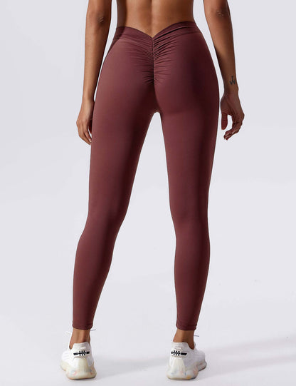 Selina Damen High-Waist Scrunch Leggings Nahtlos