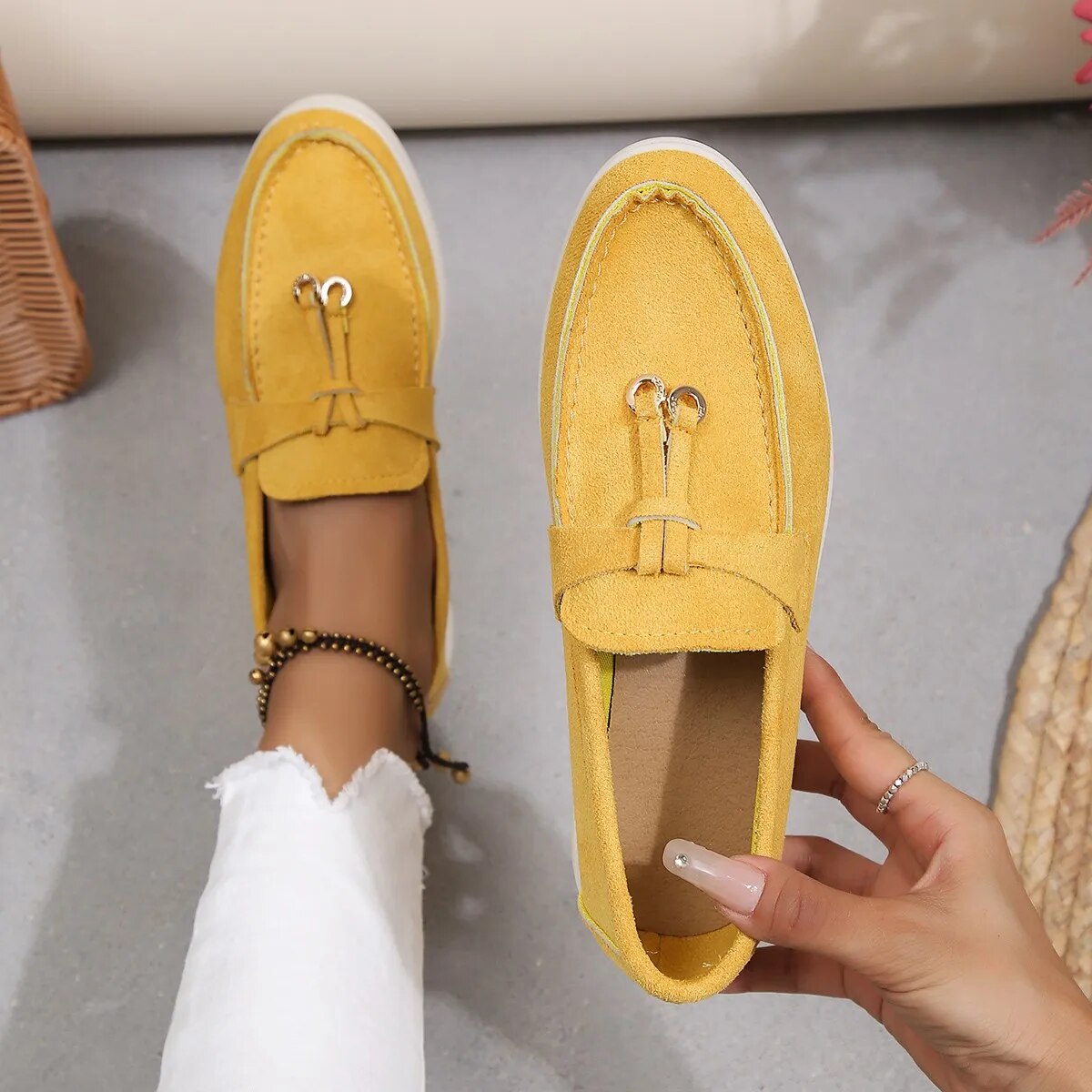 Norvielle Damen Wildschuhe Slipper