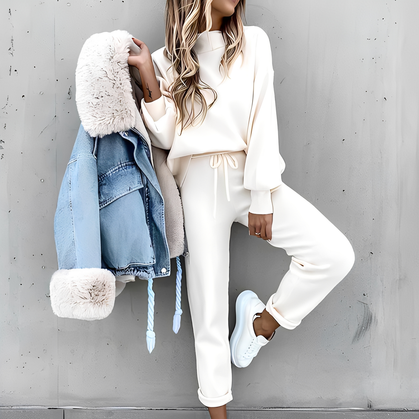 Cyntia Damen Loungewear-Set Weich - Norvielle