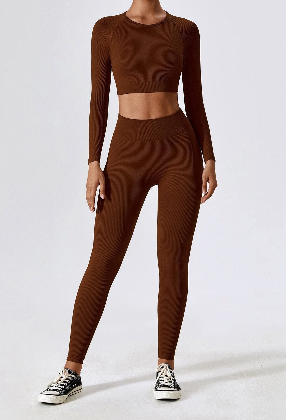 Zahara Damen Nahtloses Zweiteiliges Sport-Outfit
