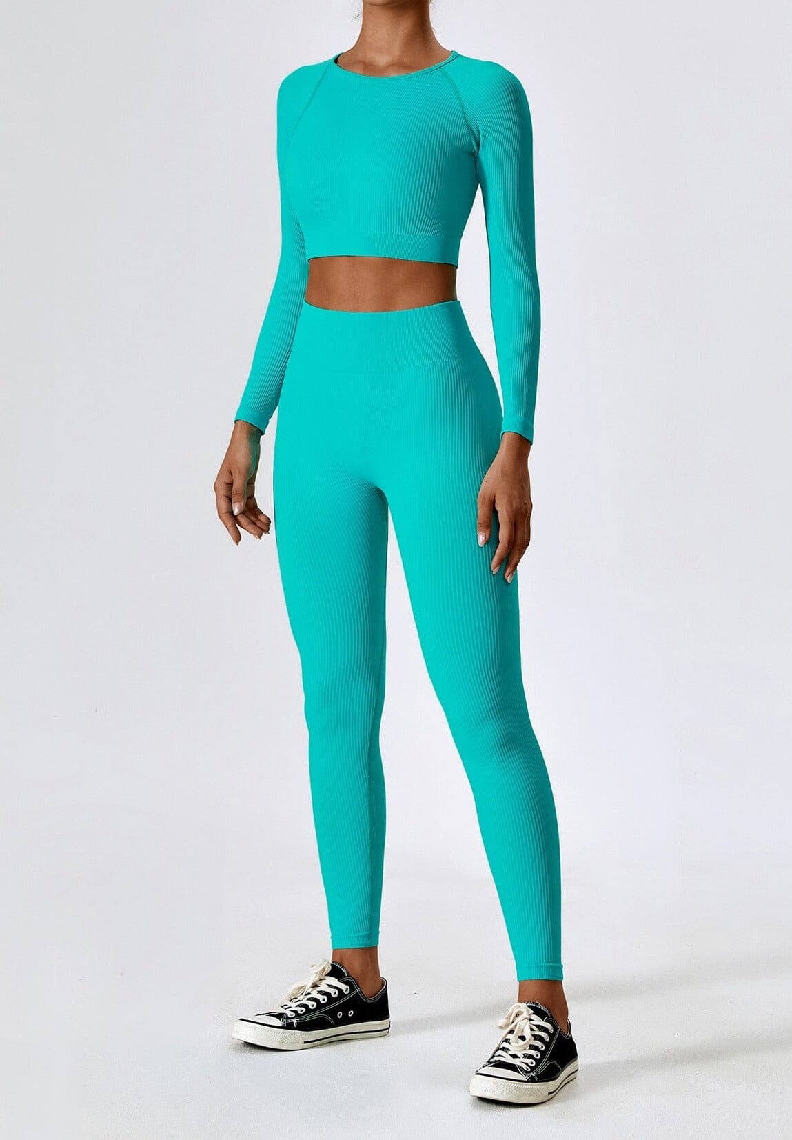 Zahara Damen Nahtloses Zweiteiliges Sport-Outfit
