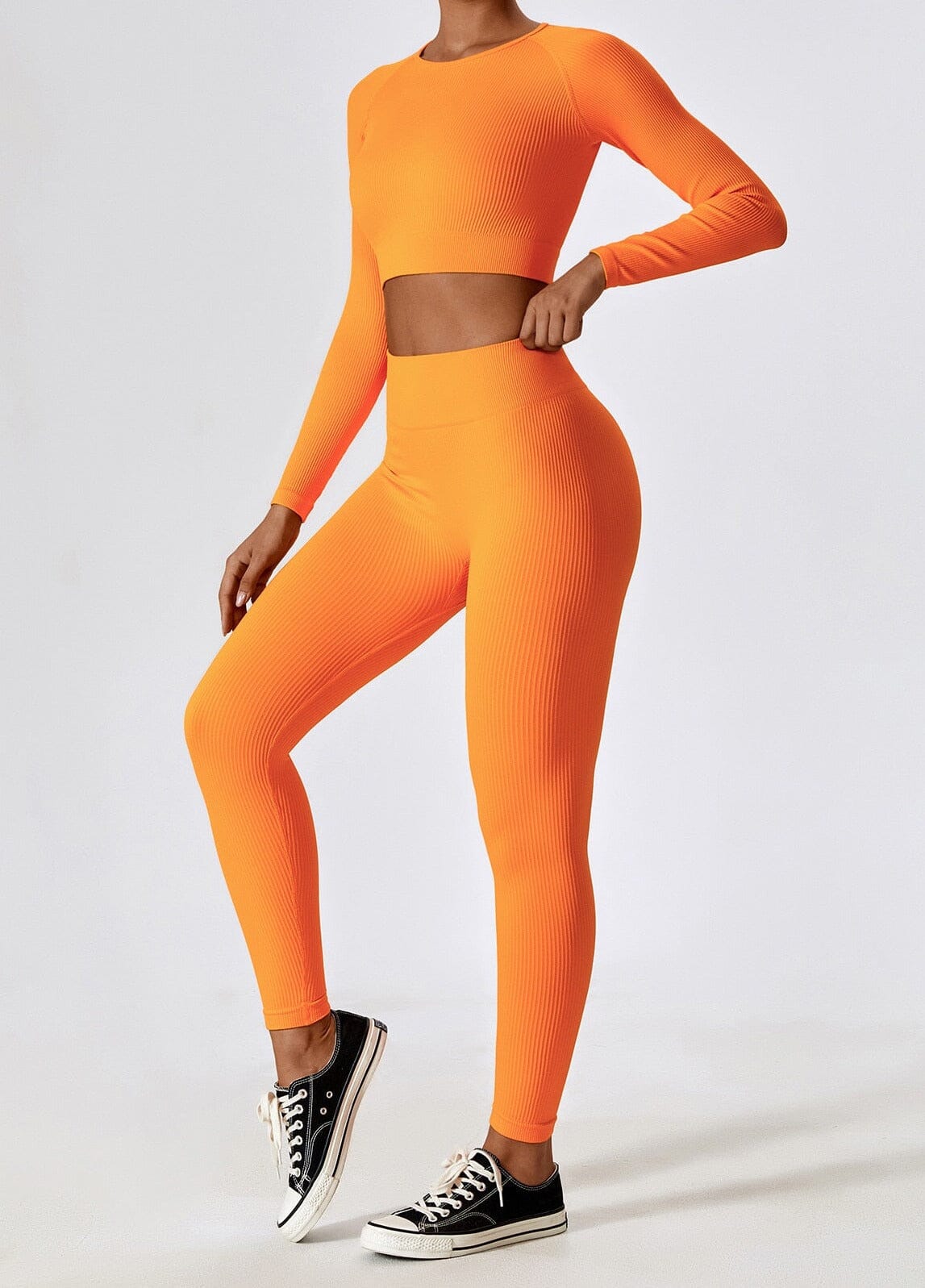 Zahara Damen Nahtloses Zweiteiliges Sport-Outfit