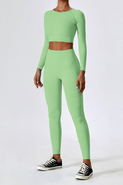 Zahara Damen Nahtloses Zweiteiliges Sport-Outfit