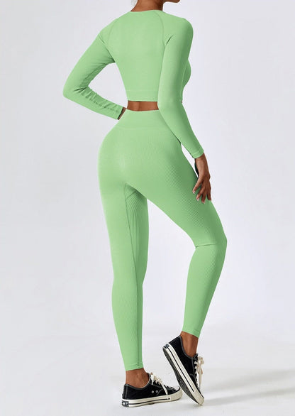 Zahara Damen Nahtloses Zweiteiliges Sport-Outfit