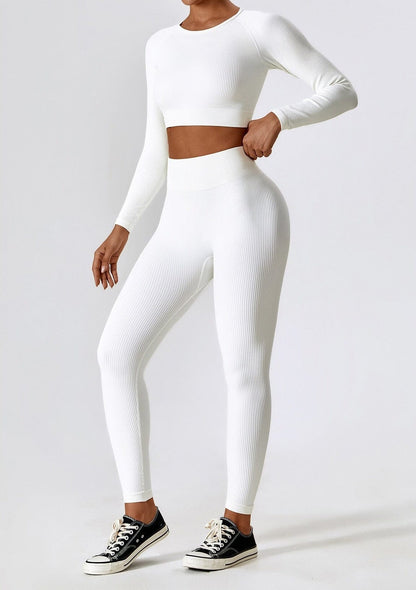 Zahara Damen Nahtloses Zweiteiliges Sport-Outfit - Norvielle
