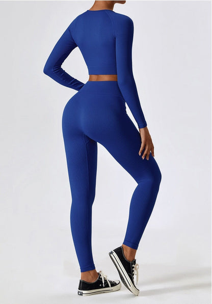 Zahara Damen Nahtloses Zweiteiliges Sport-Outfit