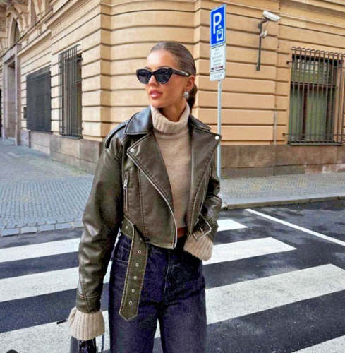 Norvielle Damen Klassische Jacke