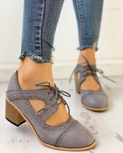 Damen Orthopädische Schuhe Retro Vintage Stil