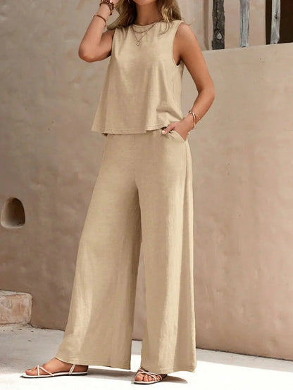 Damen Zweiteiler Set Oberteil und Hose