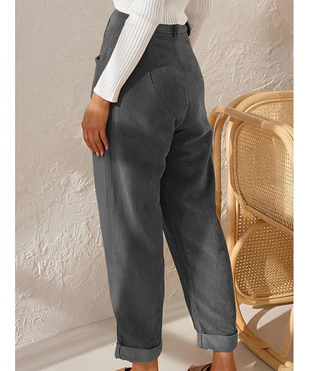 Gerade Cordhose Aus Cord