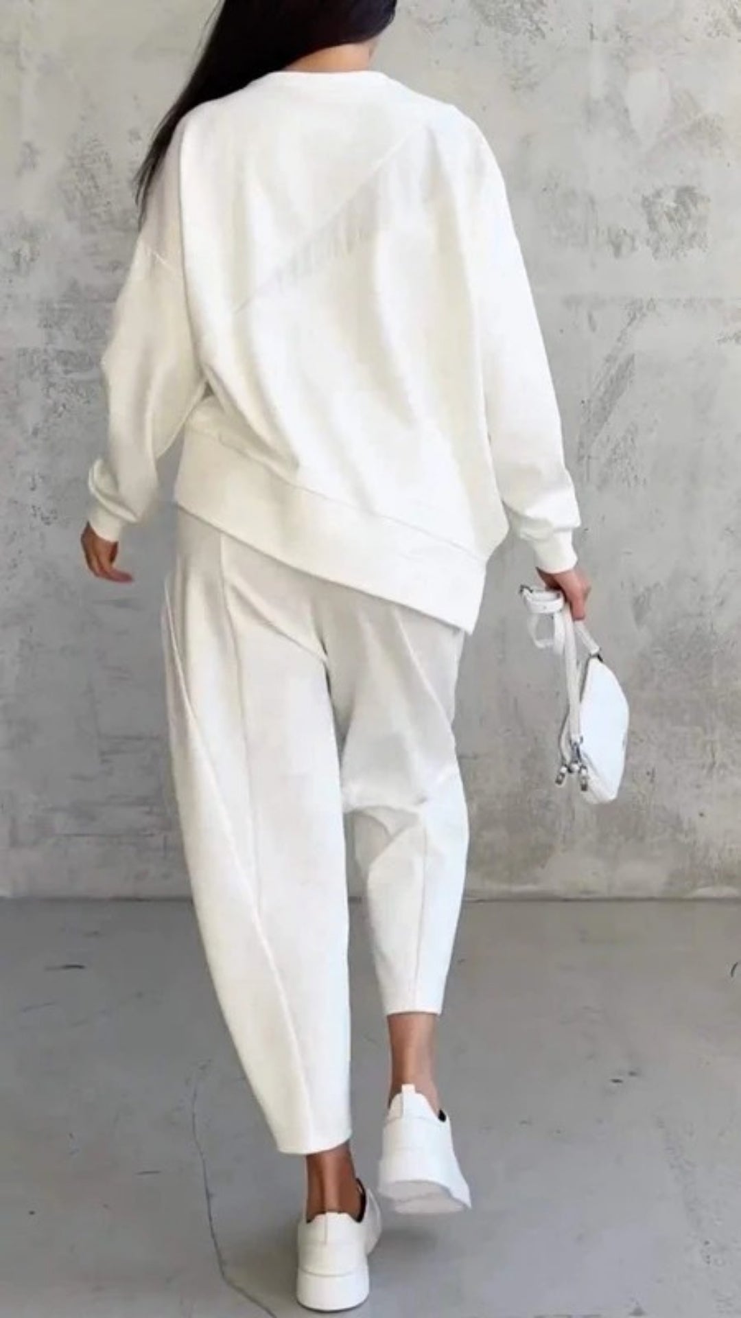 Damen Komfort Set Oberteil Hose Leicht Alltag